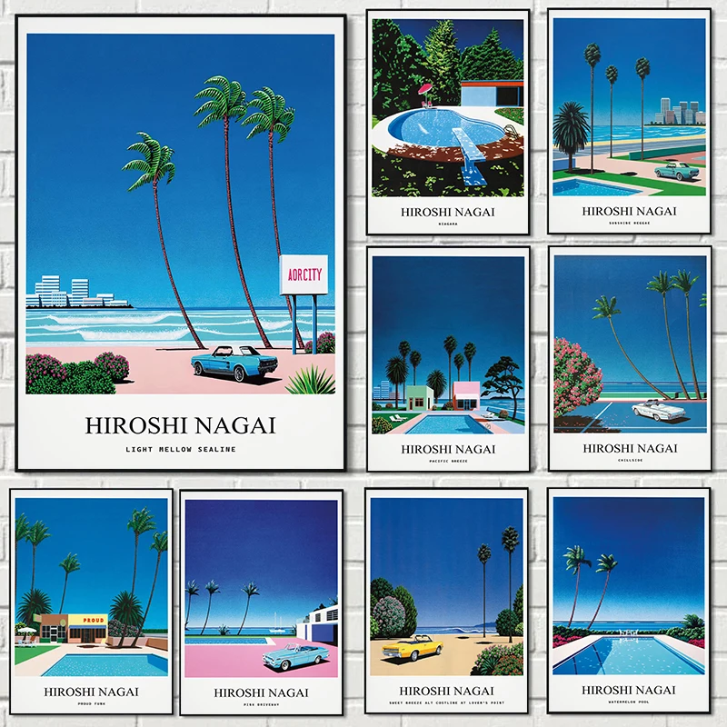 Photography Hobby - Vintage Nagai Hiroshi Vaporwave Japonia Plaża