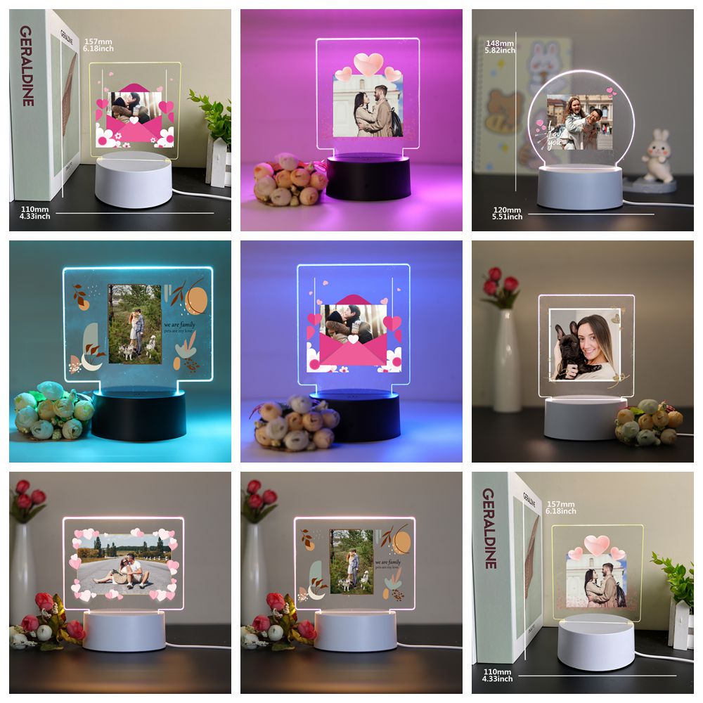 Photography Darkroom - 1 szt. Personalizowana Lampka Nocna LED