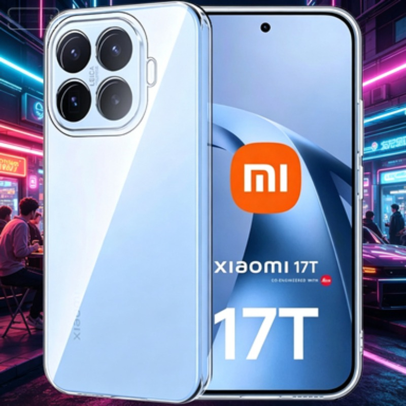 Photography Xiaomi 17 Ultra - Przezroczyste silikonowe etui na Xiaomi 17T