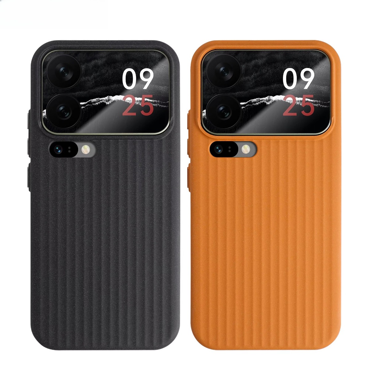 Photography Xiaomi 17 Ultra - Etui Business Rock z piaskowym, karbowanym,