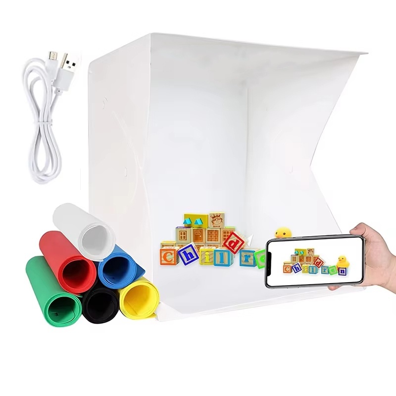Photography Darkroom - Składany Lightbox Przenośny Zestaw Oświetlenia LED