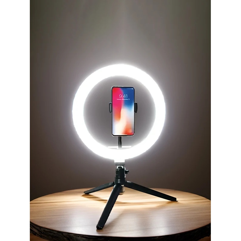 Photography Darkroom - Desiontal 26cm Ring Light z Statywem,
