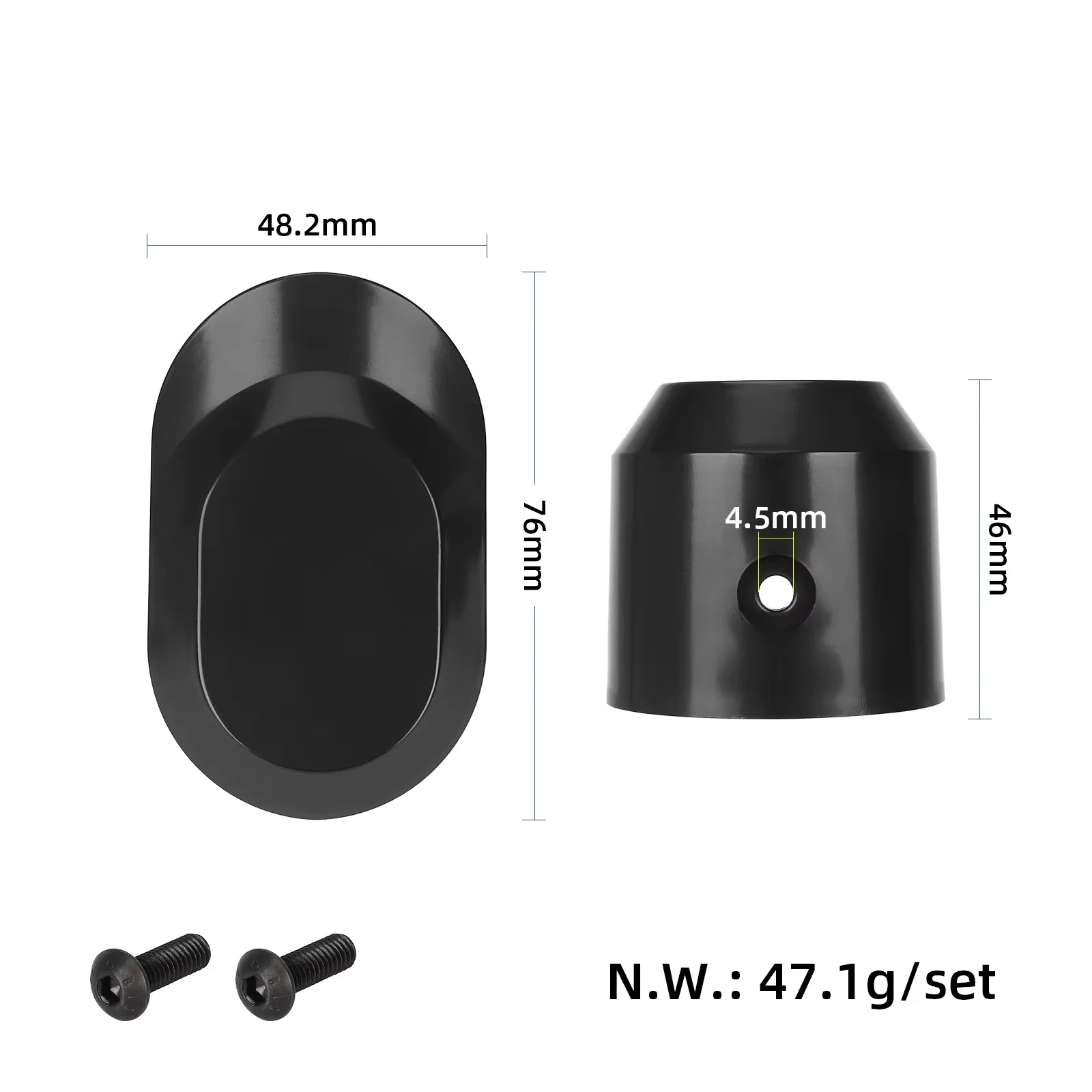 Reflector 5 In 1 - Oryginalna para dekoracyjnych osłon przedniego widelca