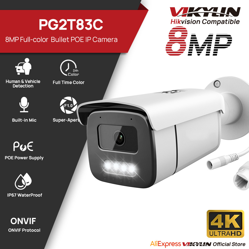 Photography Urban - Kamera IP Vikylin 8MP z kolorowym