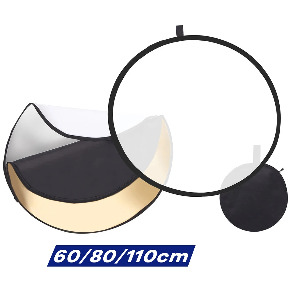 Reflector 5 In 1 - 60/80/110cm 5 w 1 składany okrągły