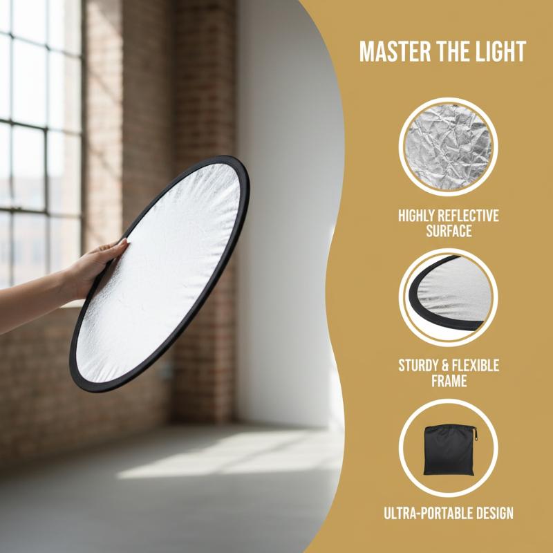 Reflector 5 In 1 - Okrągły reflektor fotograficzny 5 w 1,