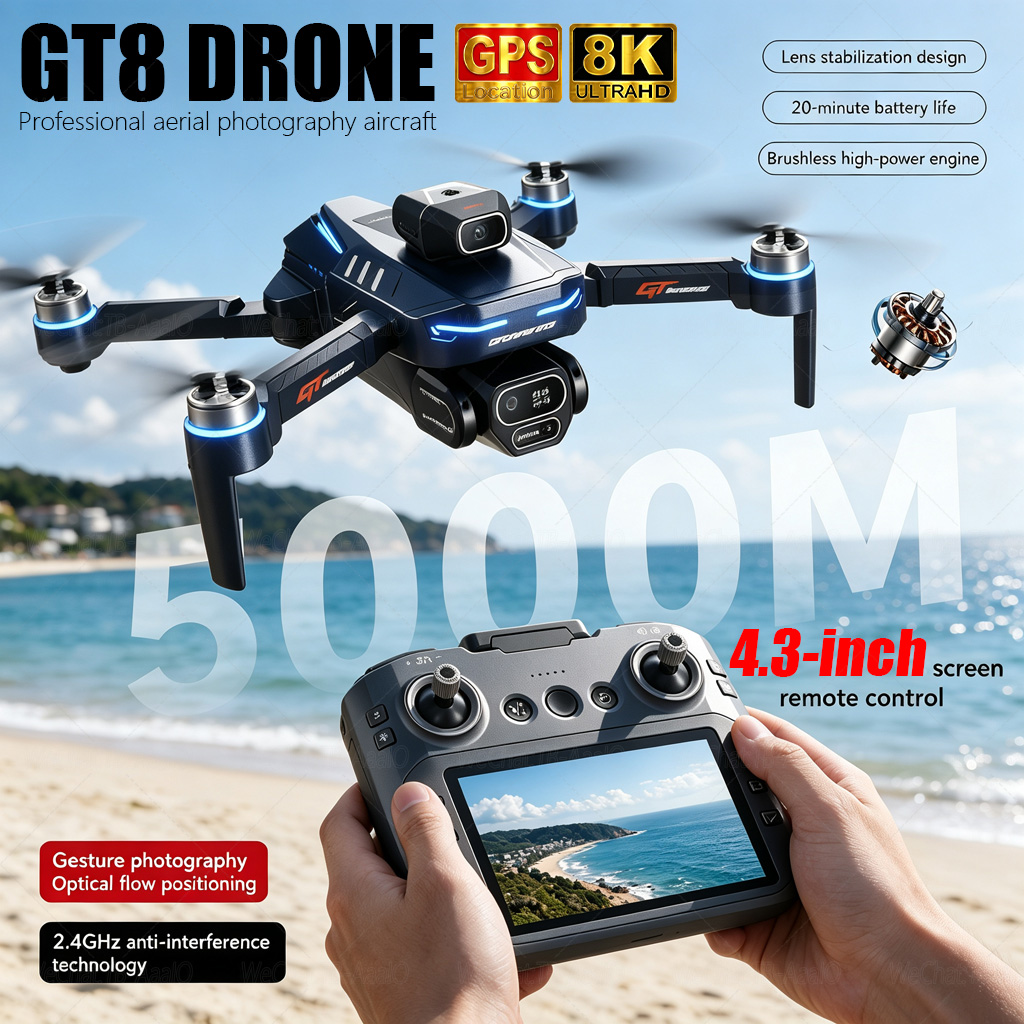 NOWY Dron GT8 HD RC 4K Profesj – Photography Pro recenzja i cena