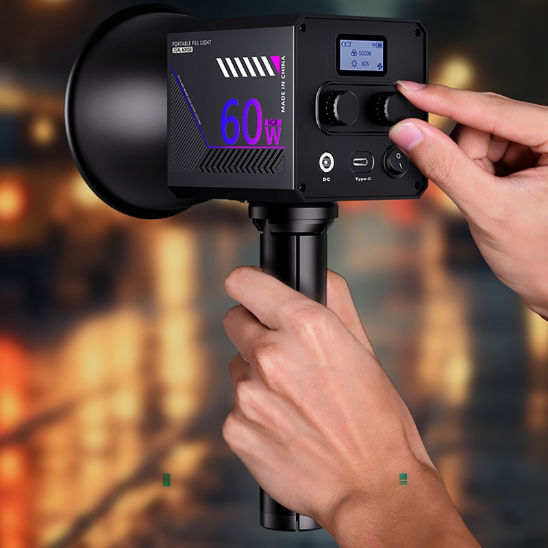 Lampa wideo RGB 60W, przenośna – Photography Darkroom recenzja i cena
